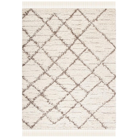Safavieh 8 x 10 ft. Casablanca Hand Woven Rectangle Area Rug Ivory & Taupe CSB277A-8